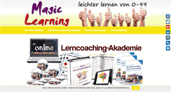 Desktop Screenshot of magiclearning.at